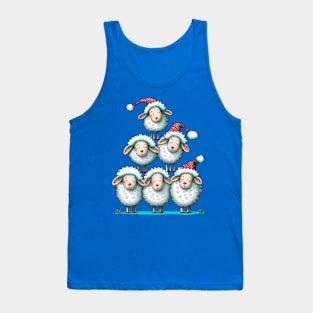 Funny Christmas for Sheep lovers Tank Top